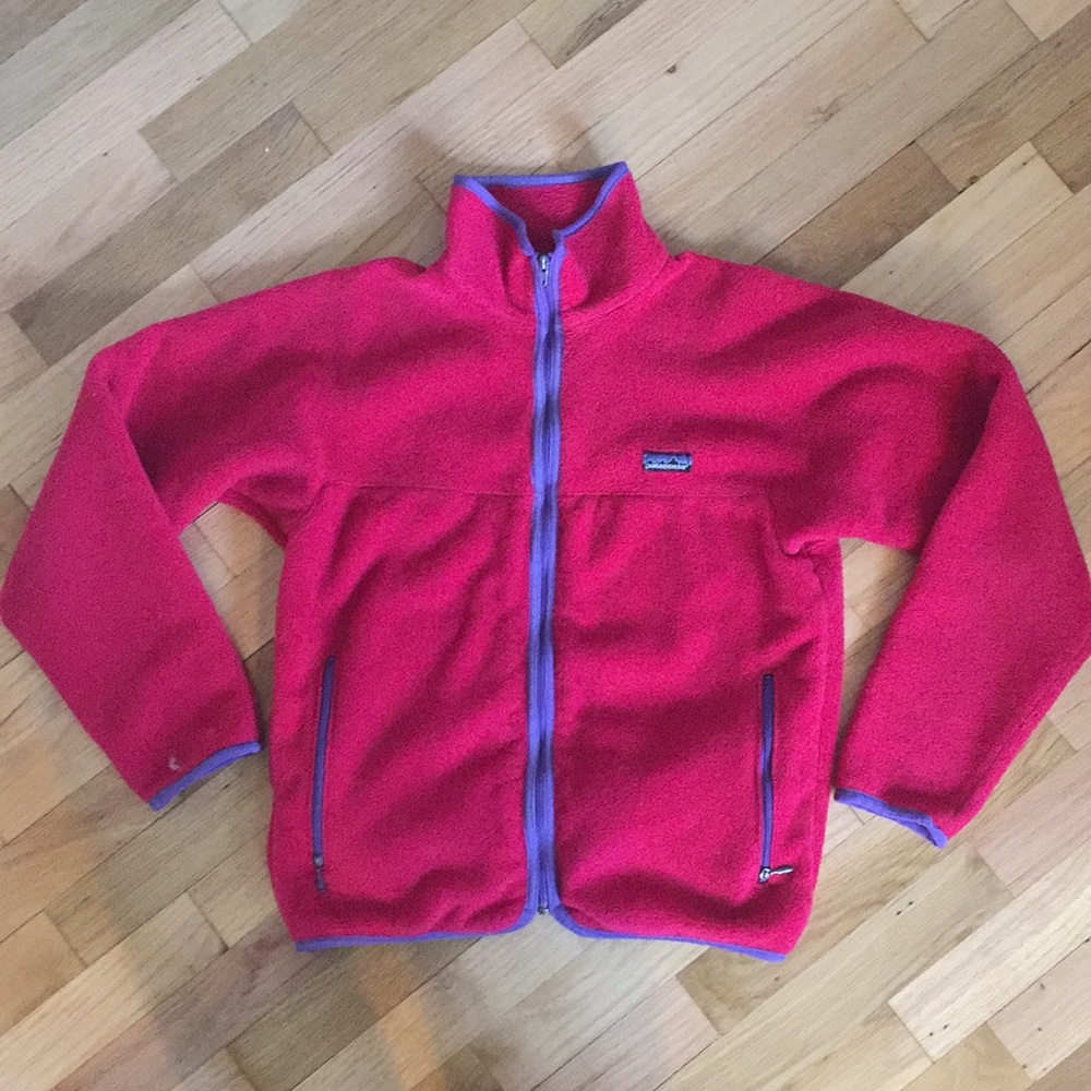Vintage 90’s Pink Patagonia ZIP Fleece Jacket